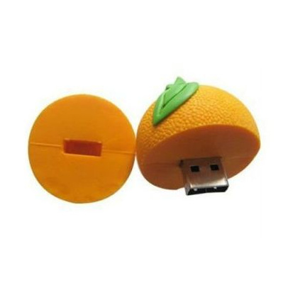 Custom made sinaasappel USB stick - Topgiving